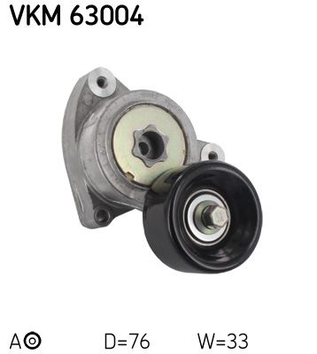 SKF Spannrolle, Keilrippenriemen (VKM 63004) Thumbnail